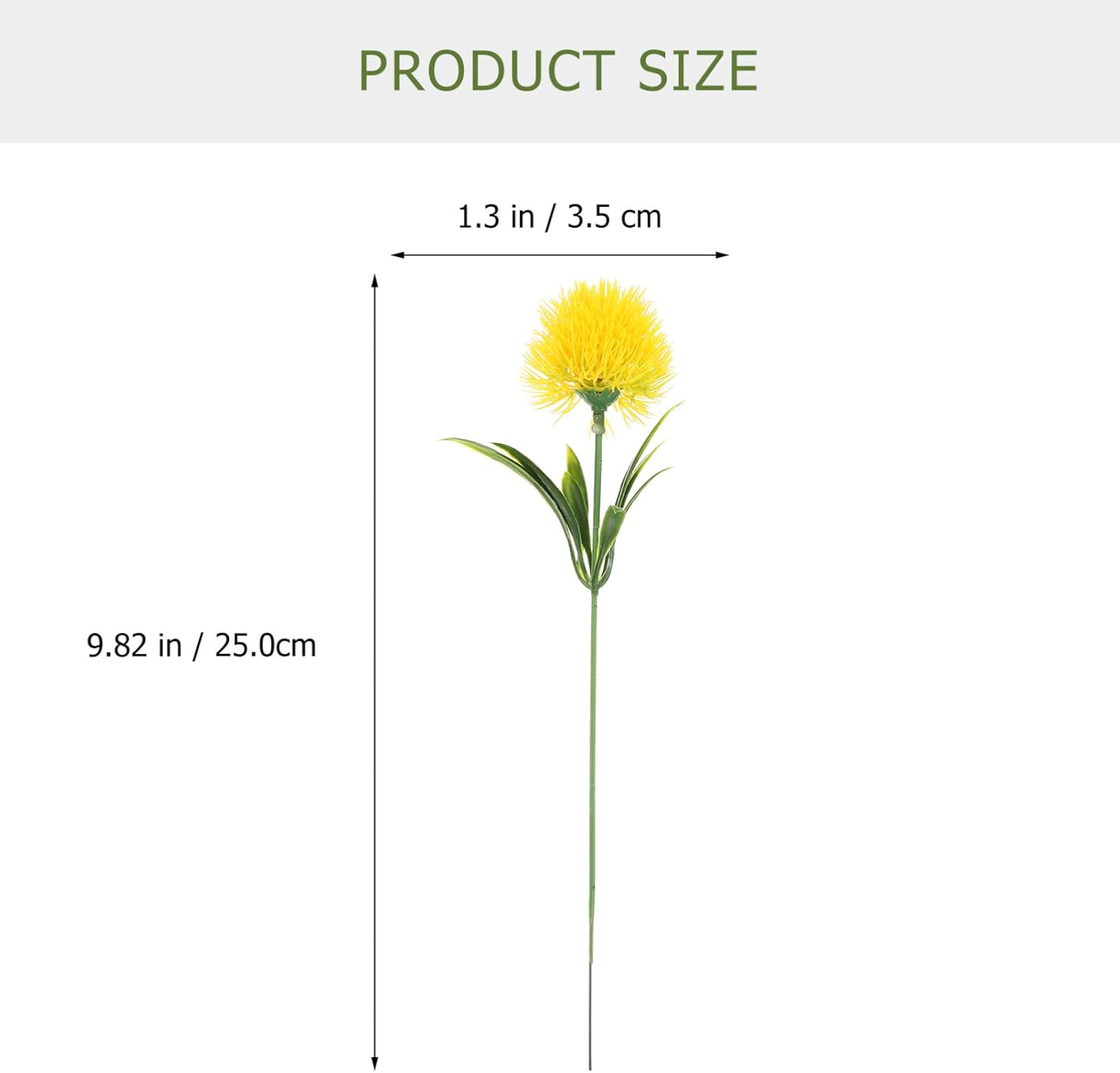 10pcs Artificial Dandelion Realistic Fake Dandelion Ornaments Home Flower Decor Artificial Dandelions Fake Dandelion Old Plastic Onion Bride - Image 7