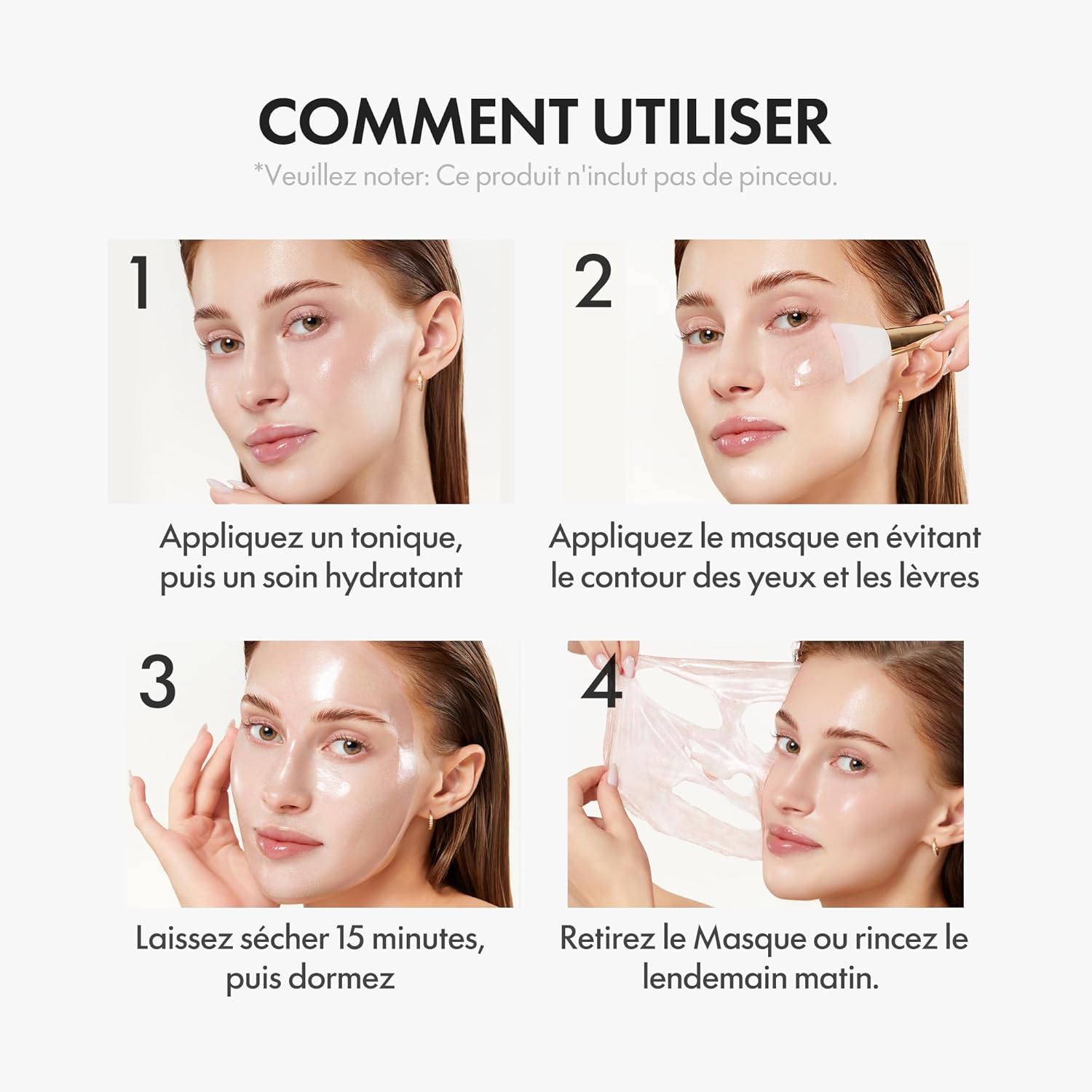 medicube Collagen Peel-Off Wrapping Night Mask | Elasticity & Hydration Care | Plumping Glass Skin Effect | Anti-Loosening & Dull Complexion | Hydrolyzed Collagen | Korean Skincare - 75ml - Image 6