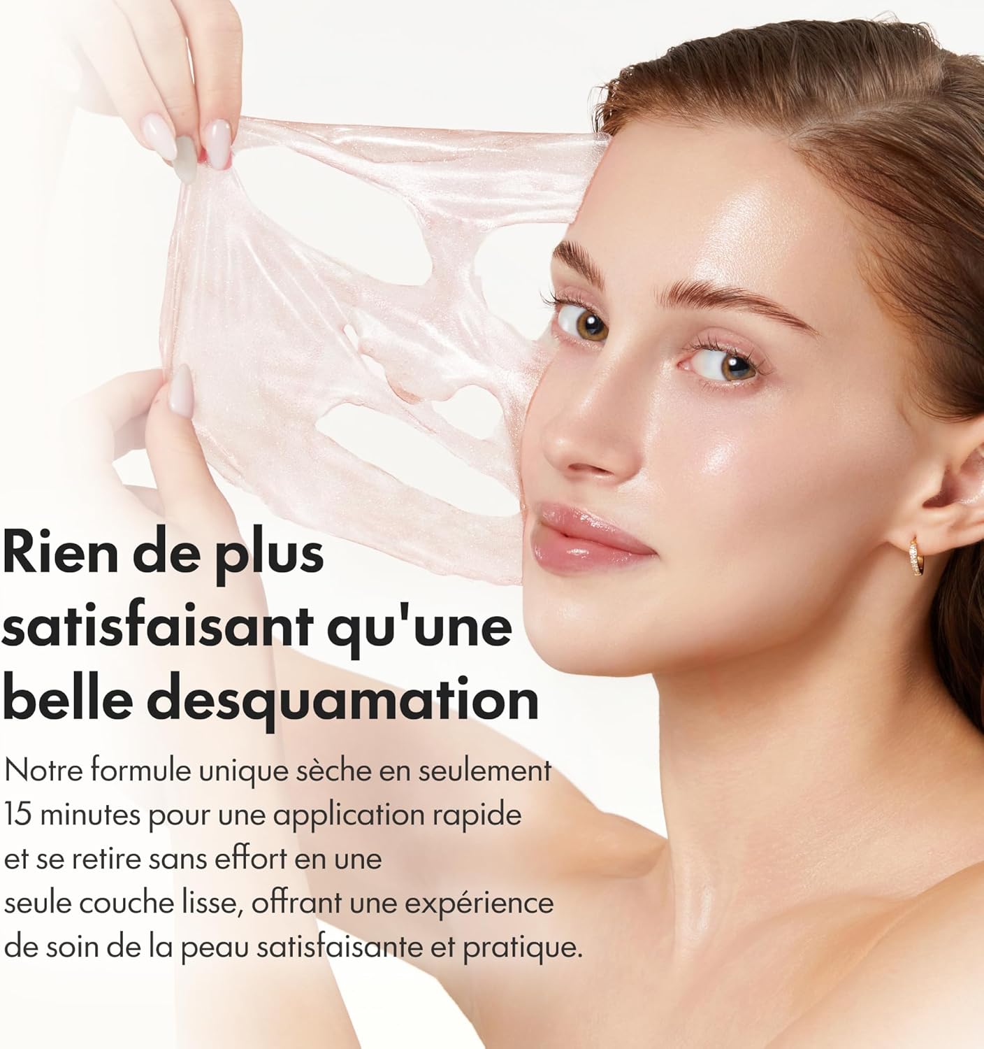 medicube Collagen Peel-Off Wrapping Night Mask | Elasticity & Hydration Care | Plumping Glass Skin Effect | Anti-Loosening & Dull Complexion | Hydrolyzed Collagen | Korean Skincare - 75ml - Image 7
