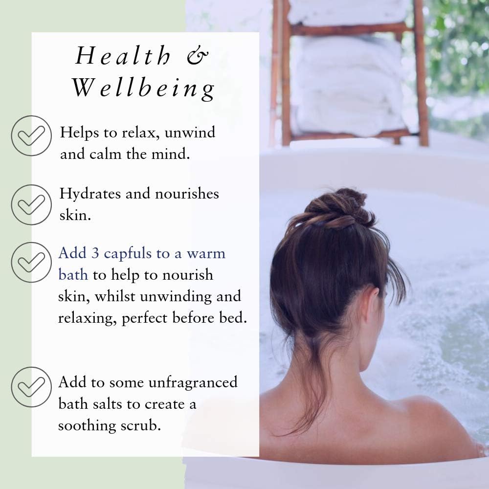Absolute Aromas Relaxation Bath and Massage Oil 100 ml - Pure Essential Oils of Lavender, Chamomile and Bergamot in a base of Jojoba, Sweet Almond and Evening Primrose - Relaxing Massage Oil - Image 4