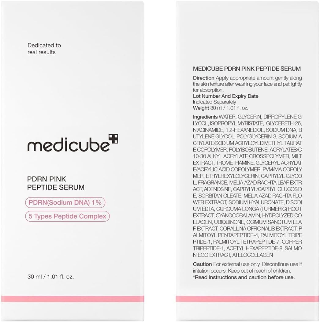 medicube Serum Con Péptido Rosa Salmon Dna Pdrn, Pink Glow Serum, Peptido, Niacinamida, Hidratante Y Reafirmante, 1.01 Fl.Oz. (1.01 Fl.Oz., Salmon Dna Pdrn) - Image 10