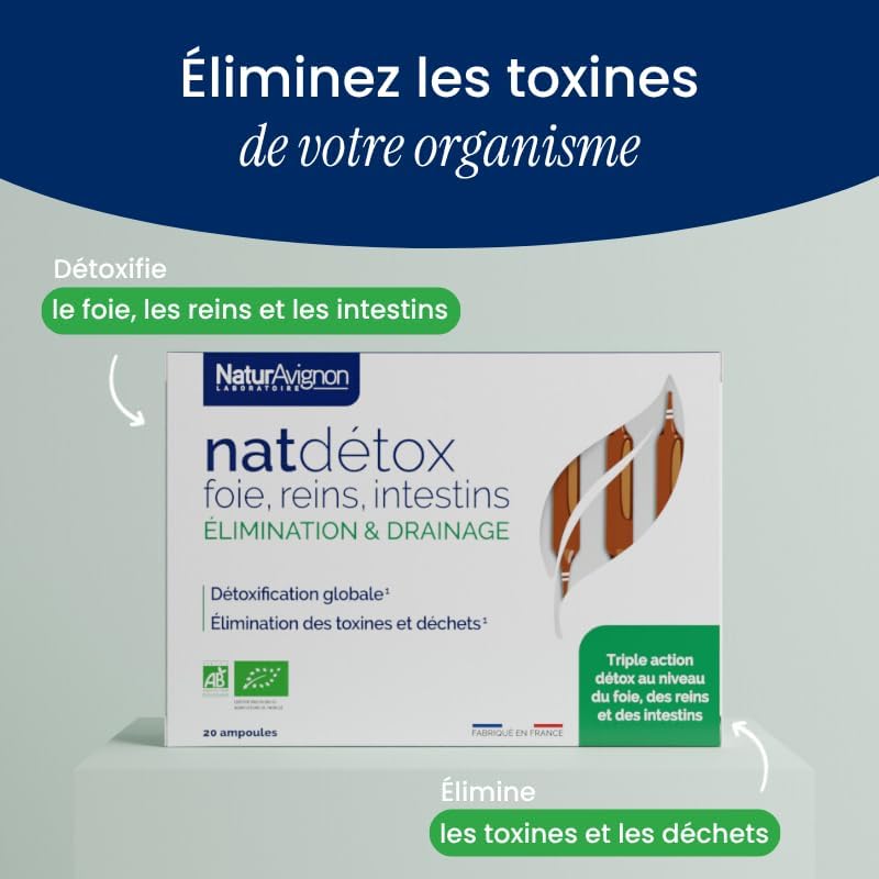 NaturAvignon Detox & Slimming Set | Detox Liver Kidney Intestines + Morosil 400 | Drainage, Digestion, Metabolism, Weight Management | Black Radish, Birch, Organic Lemon, Green Tea, Guarana | Made in - Image 3