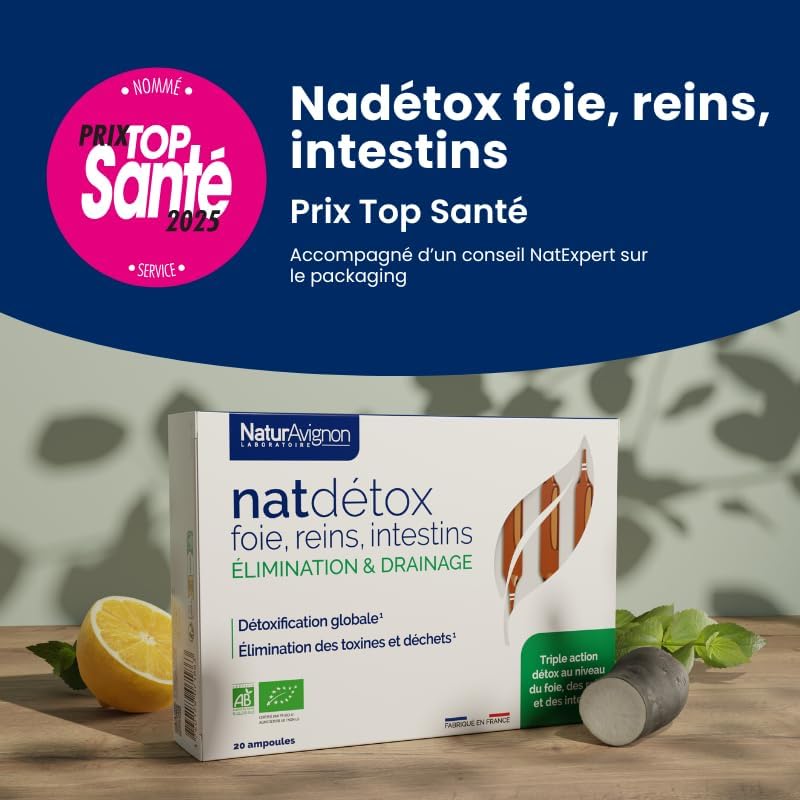 NaturAvignon Detox & Slimming Set | Detox Liver Kidney Intestines + Morosil 400 | Drainage, Digestion, Metabolism, Weight Management | Black Radish, Birch, Organic Lemon, Green Tea, Guarana | Made in - Image 7