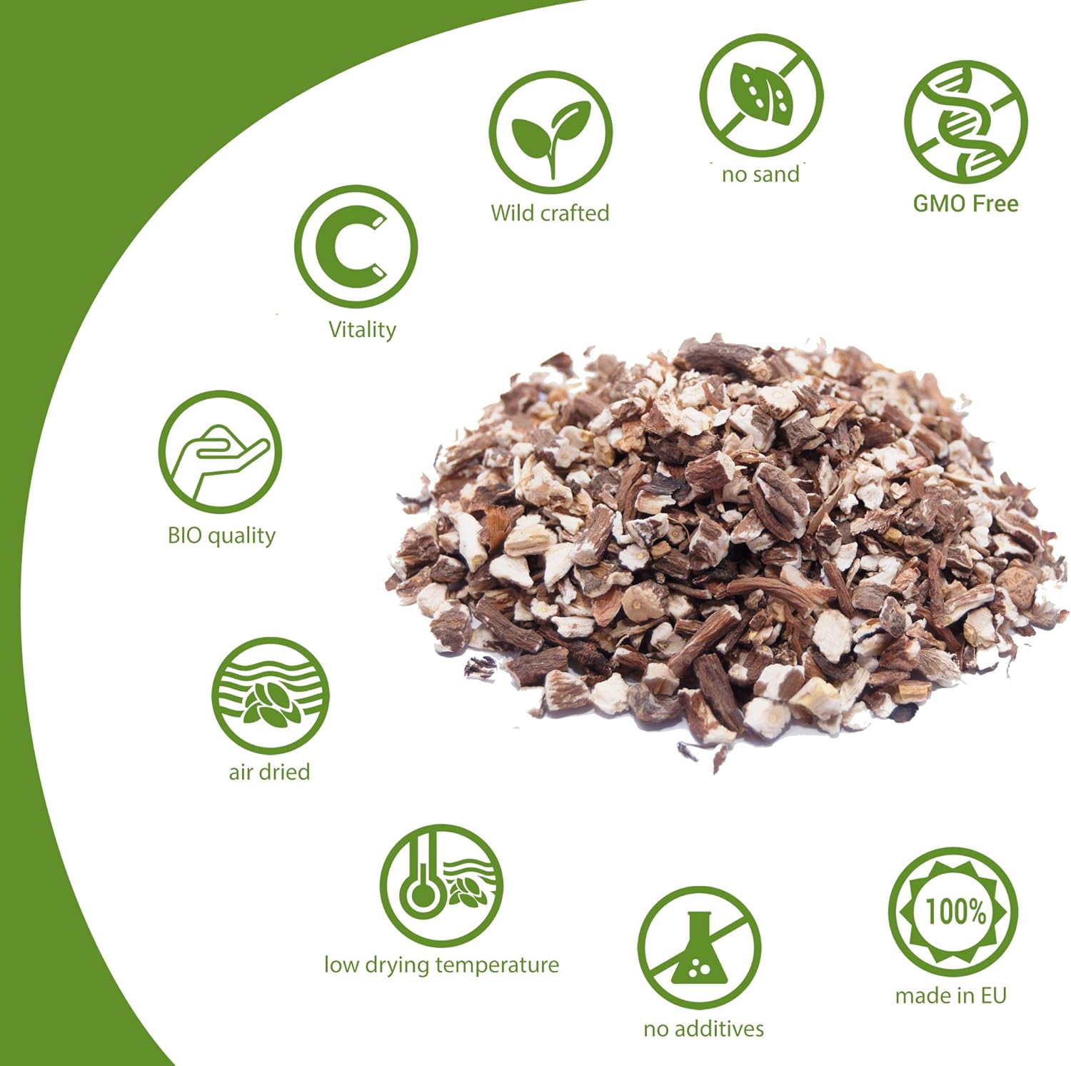 Herbal tea Dandelion ROOT 500G - Image 3