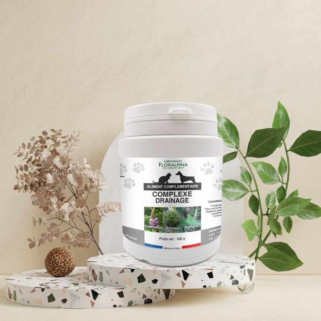 Complex Drainage Powder 100g - Artichoke - Birch - Milk Thistle - Liver Actions - Dog and Cat - Image 3