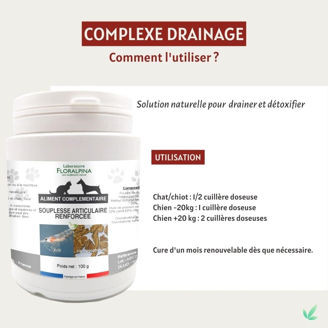 Complex Drainage Powder 100g - Artichoke - Birch - Milk Thistle - Liver Actions - Dog and Cat - Image 5