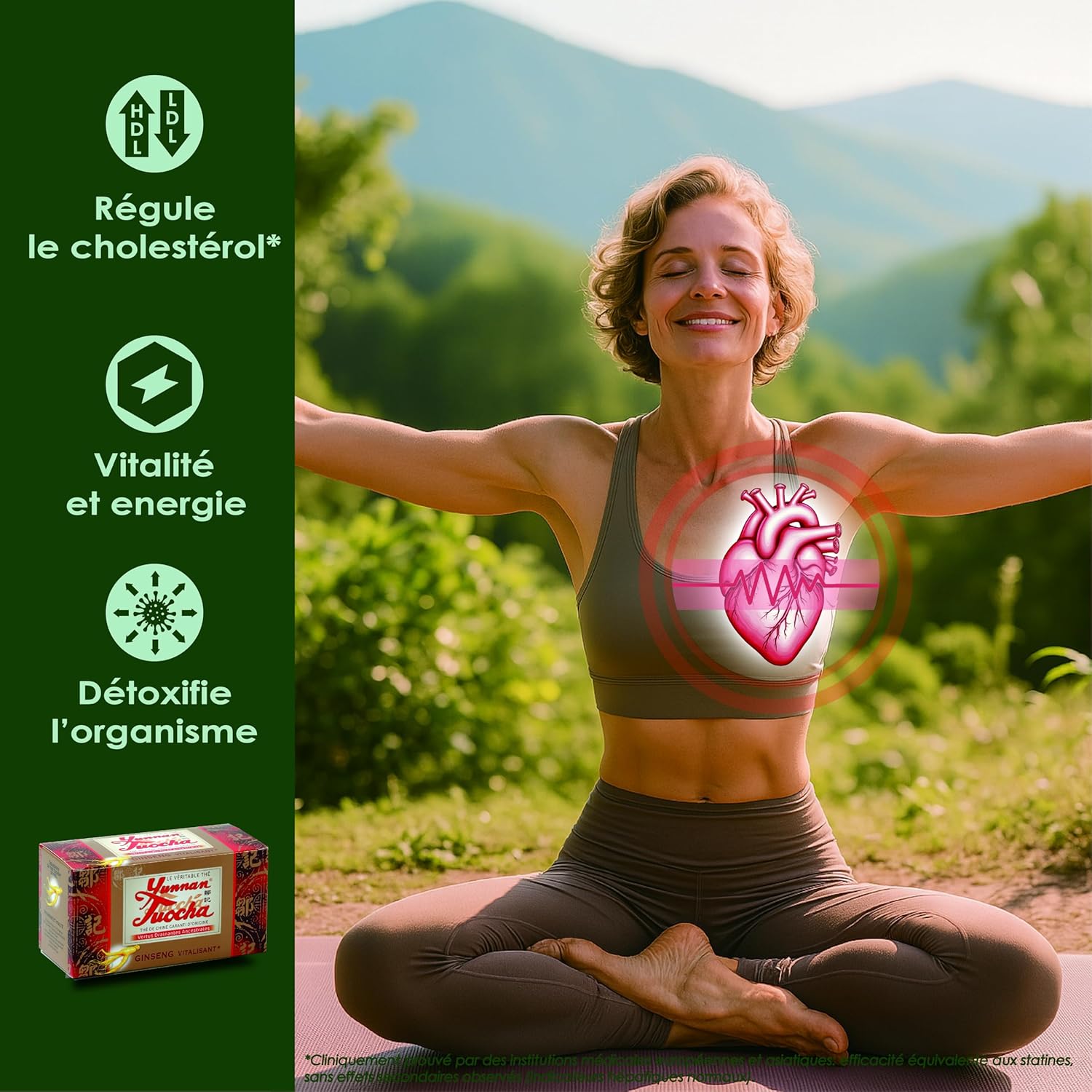 Yunnan Tuocha Zouji Tuocha Tea with Ginseng – Vitalising – 100 Sachets (5 x 20) – 200 g – Yunnan Origin Guarantee - Image 6