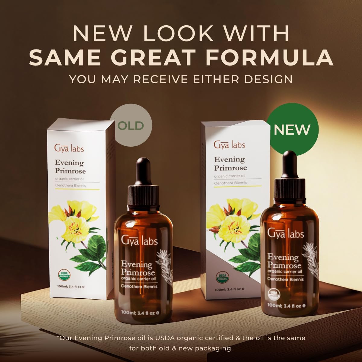 Gya Labs Organic Evening Primrose Oil for Dry Skin - 100% Pure & Natural Evening Primrose Oil for Hair Growth - Organic Cold Pressed Hydrating Evening Primrose Oil for Face (100ml) - Image 8