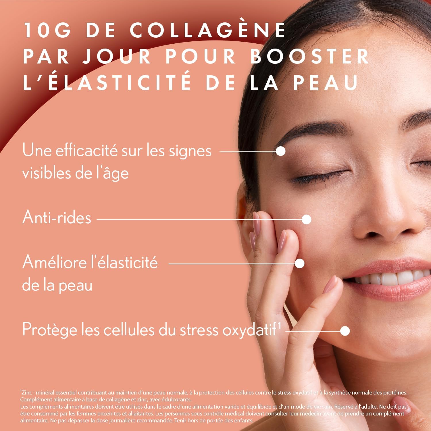 Oenobiol Derma Expert – Marine Collagen 10g - Global Anti-Aging - Anti-Wrinkle - Skin Elasticity - Food Supplement - 10 Liquid Shots - Image 4
