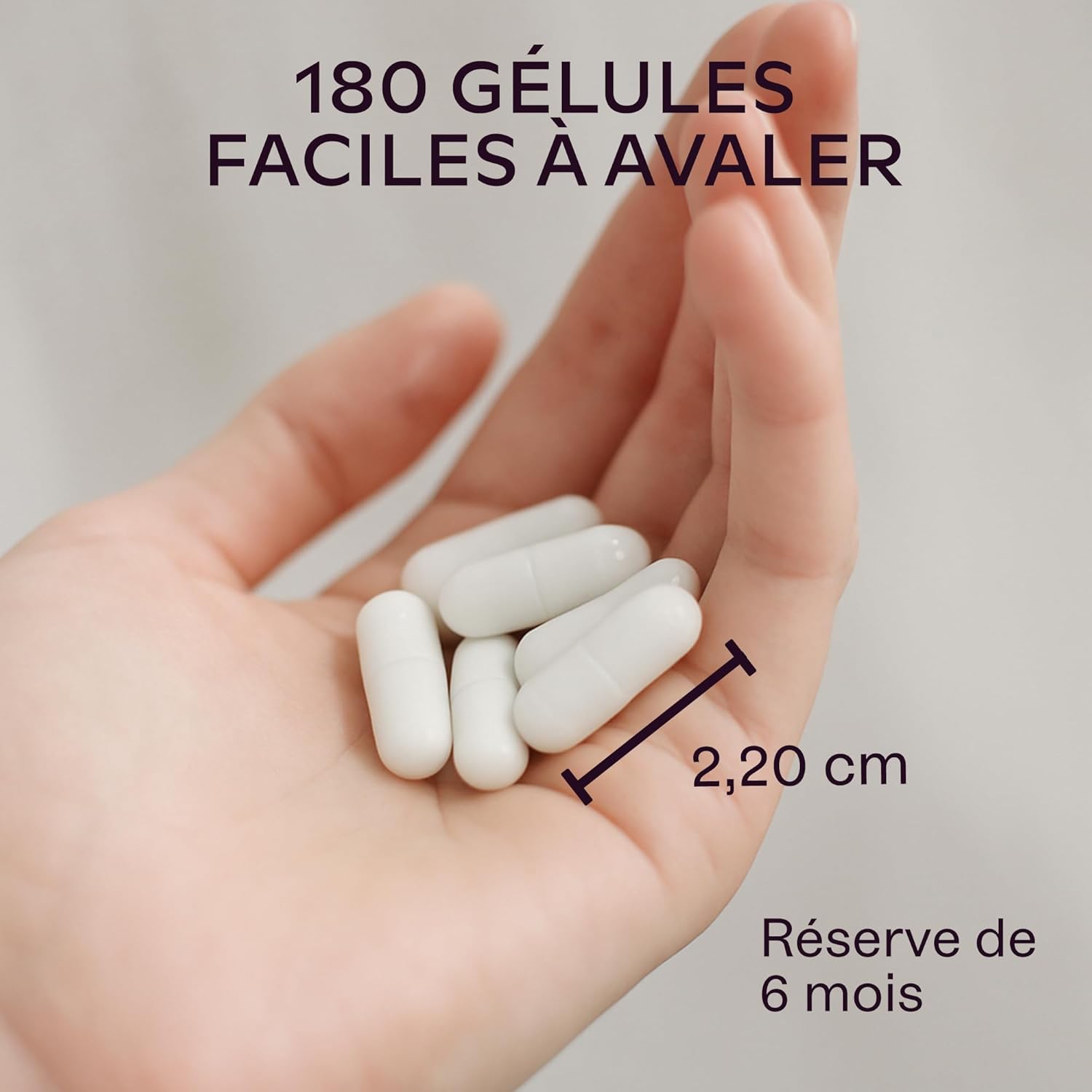 Magnesium Complex 212mg Pure Vegan Magnesium Citrate: Magnesium Citrate Bisglycinate Malate - Muscle Function Nervous System Energy Anti Fatigue - 180 Capsules - Image 8