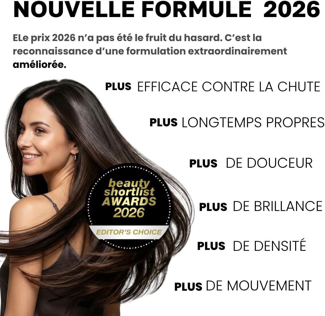 Shampoo Biotine 10000 mcg Best Shampoo Treatment Anti-Loss 2026/2025/2024 with Zinc, Saw Palmetto, Iron and Caffeine I Shampoo Without Sulfates, Parabens and Silicones. XXL 400 ml - Image 3