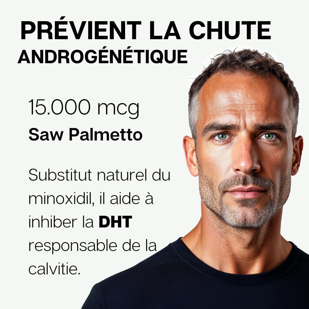 Shampoo Biotine 10000 mcg Best Shampoo Treatment Anti-Loss 2026/2025/2024 with Zinc, Saw Palmetto, Iron and Caffeine I Shampoo Without Sulfates, Parabens and Silicones. XXL 400 ml - Image 6
