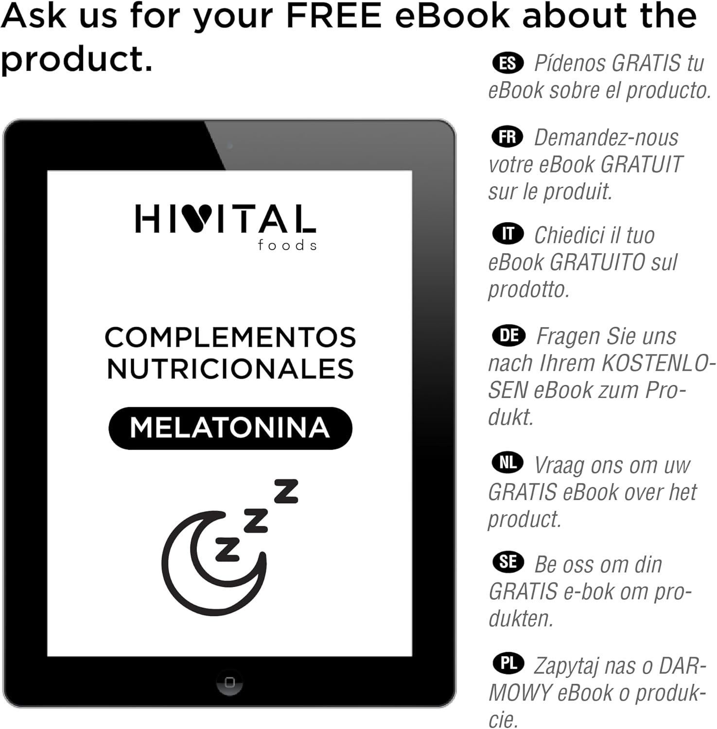 Melatonin Complex. 120 vegan capsules for 4 months of treatment. With 5-HTP, Valerian, Lemon Balm, Passionflower, California Poppy, Hops and Linden. Made in Europe by HIVITAL - Image 6
