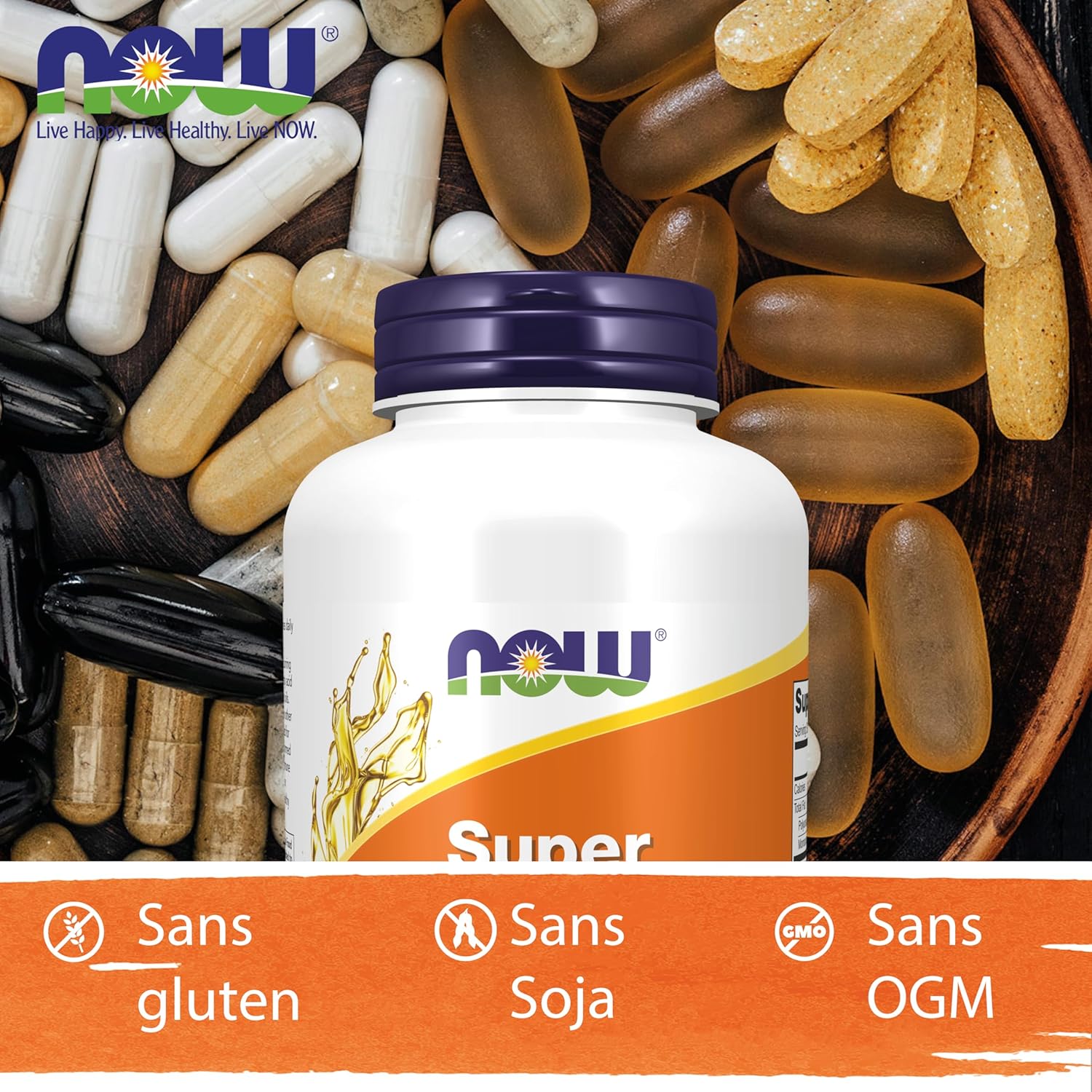 Now Foods, Super Primrose (Evening Primrose Oil), 1300mg, 120 Soft Capsules, Soy Free, Gluten Free, Non-GMO - Image 3