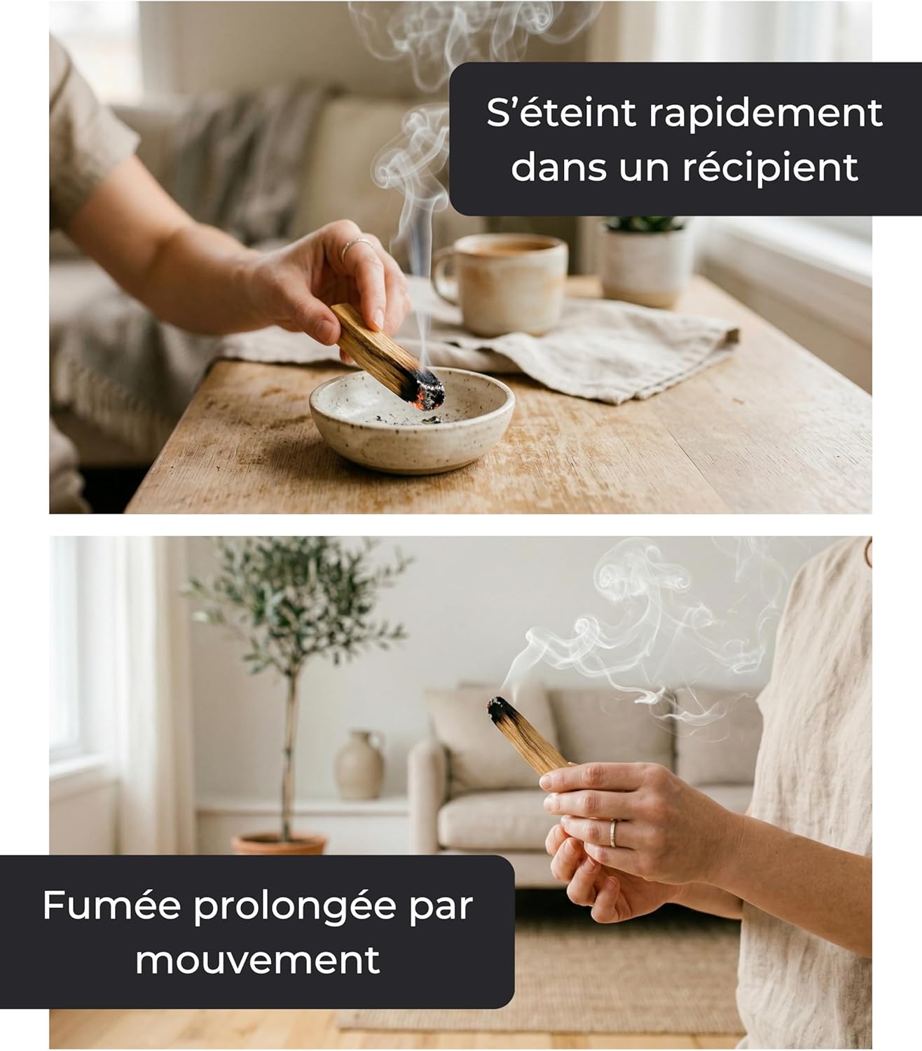 Incensera Palo Santo Wood - 8 Sticks of Natural Incense (10cm) - Palo Santo Incense for Spiritual Home Purification, Meditation & Aromatherapy - Sacred Wood From Sustainable Harvests - Image 5
