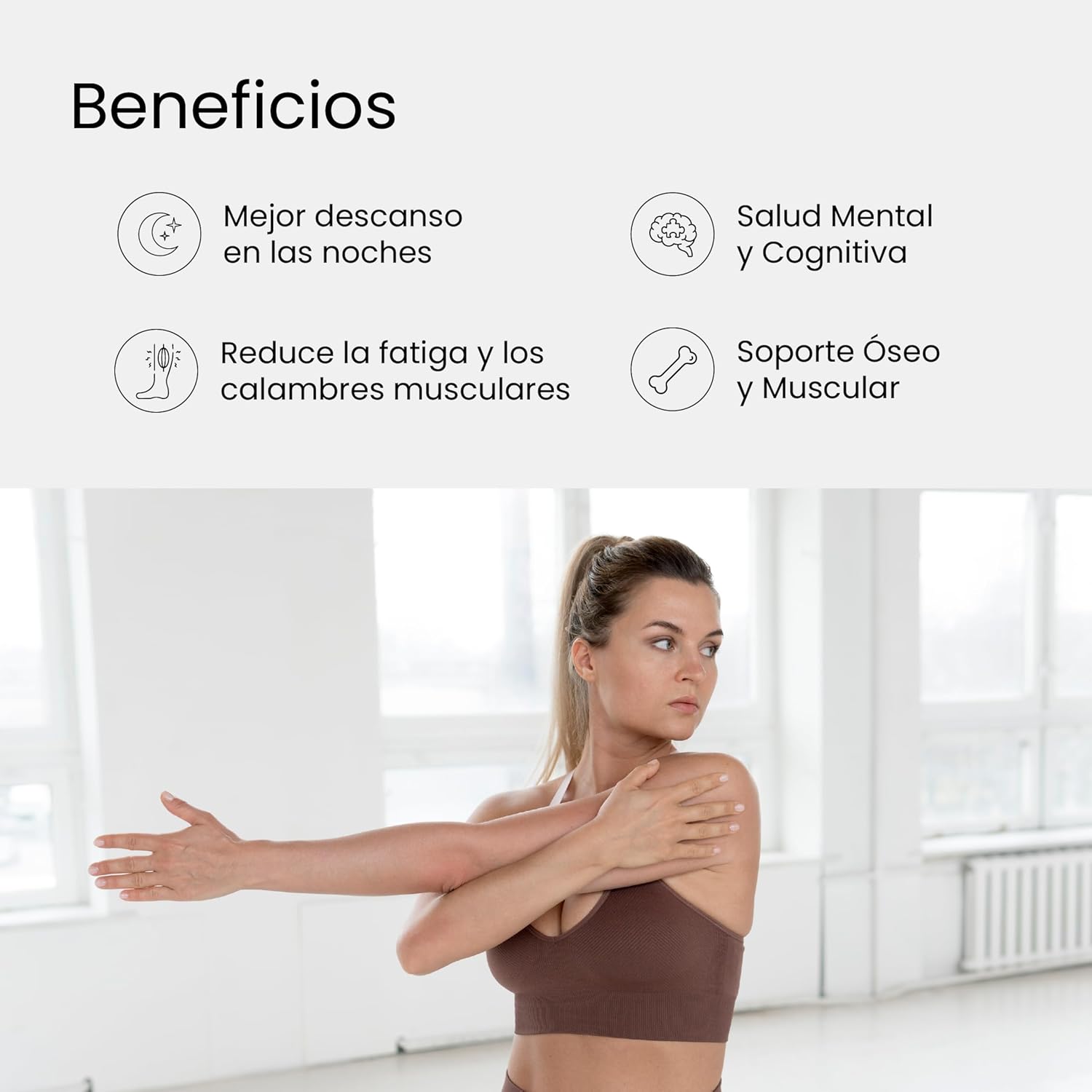 Bamboo Labs - Magnesium Citrate + Magnesium Bisglycinate 750mg (per day) + Vitamin B6 & Bamboo Extract, 180 Capsules, Essential for Joints and Memory - Image 3