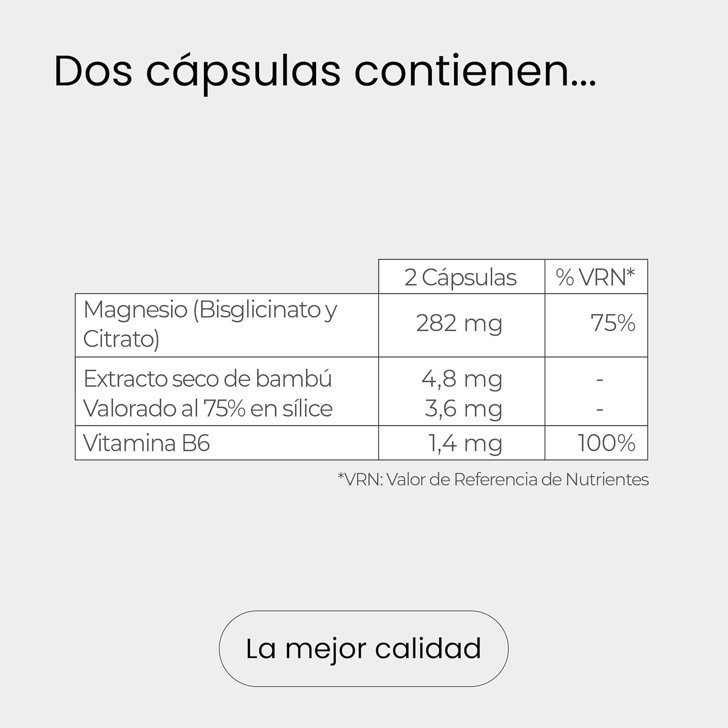 Bamboo Labs - Magnesium Citrate + Magnesium Bisglycinate 750mg (per day) + Vitamin B6 & Bamboo Extract, 180 Capsules, Essential for Joints and Memory - Image 8