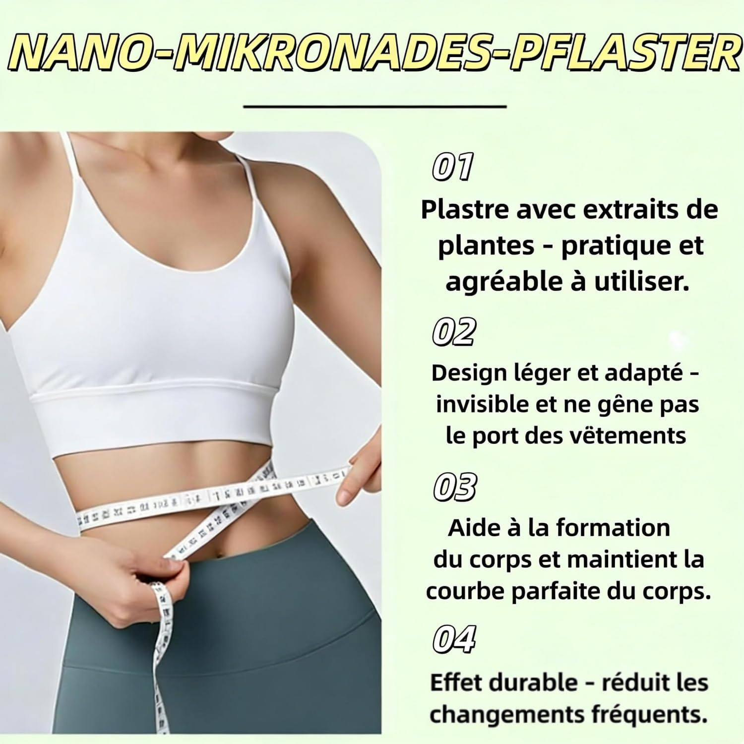 Moringa Berberine x NAD+ Natural Slimming Dressings 10 Times Micro Needle Metabolism Regulator (3 HP) - Image 4