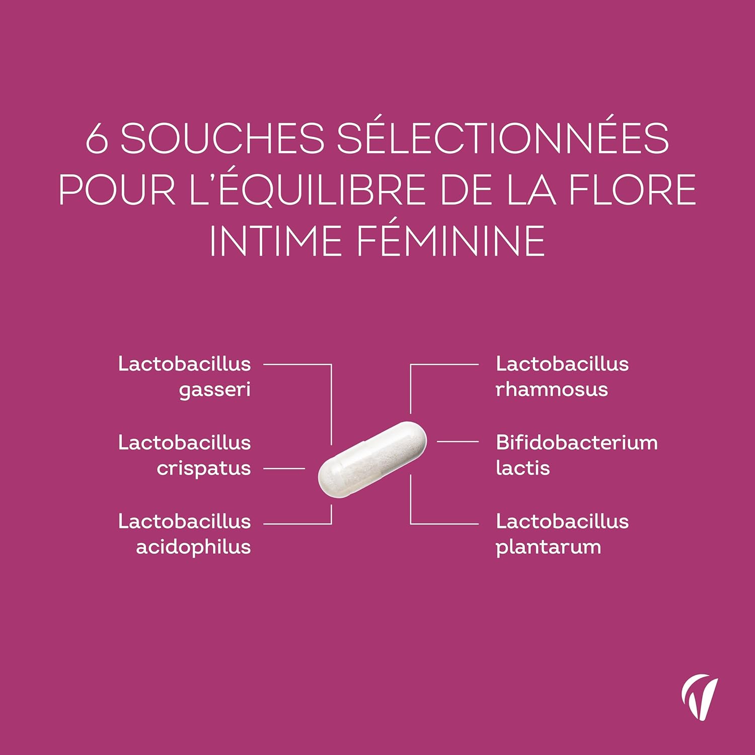 Intimate Flora Probiotics - 20 Billion CFU - 1 Month - 6 Strains Including Lactobacillus Gasseri & Crispatus - Vitamin B2 for Healthy Mucous Membranes - 60 Capsules - Made in France - Image 5