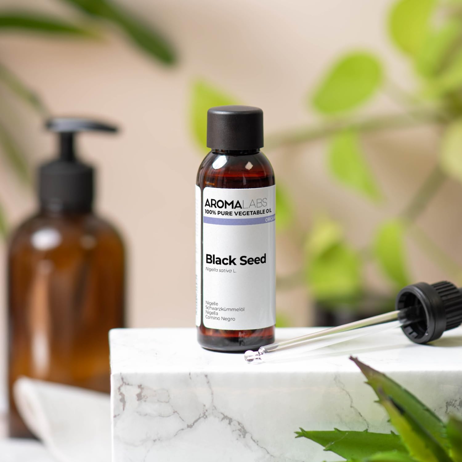 Organic Nigella (Nigella sativa) - 50 ml - Virgin and AB Certified Vegetable Oil - Aroma Labs - Made in France - Image 8