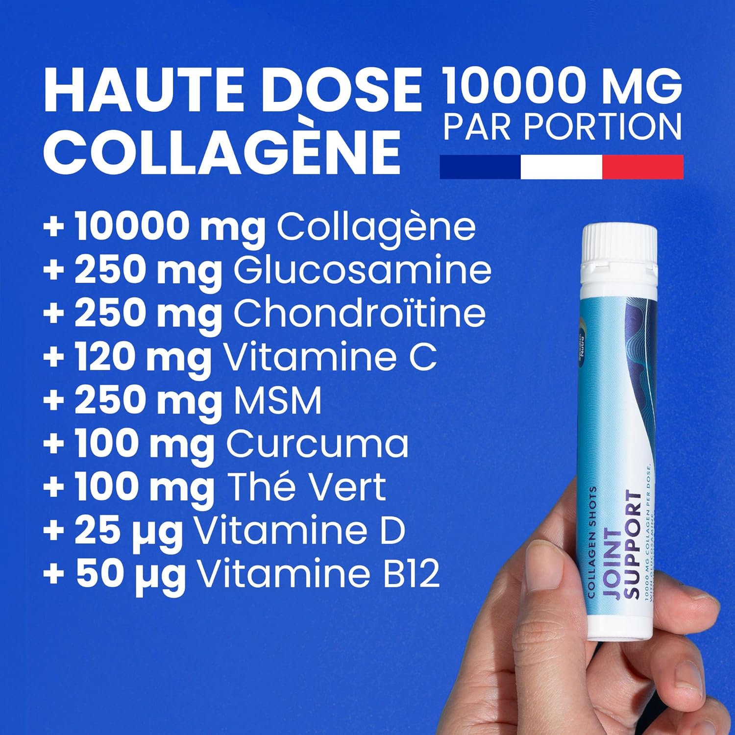 Swedish Nutra 10,000mg Collagen Liquid Joint 20 x 25ml Types 1 2 3 Glucosamine MSM Chondroitin Turmeric Natural Flavour Sugar Free for Men and Women - Image 3