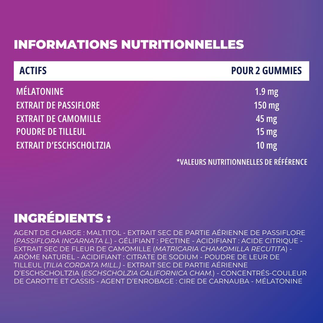 ZOHI - Sleep Supplement - Sleep Gummies Promoting Sleep and Sleep Quality - Melatonin - 60 Fruit Gums Strawberry Flavour Sugar Free - Vegan - Made in France - Image 7