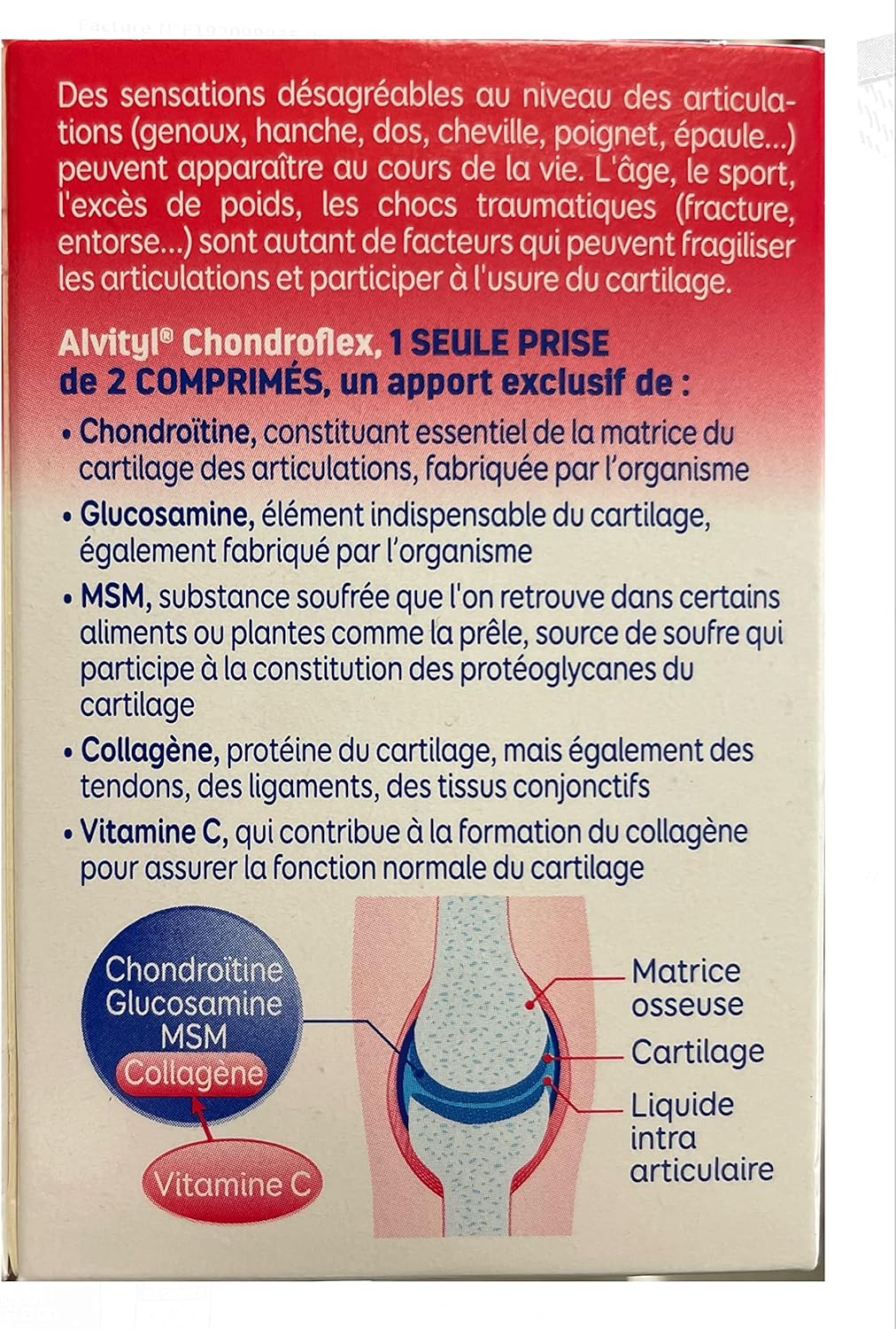 Urgo GOVital Chondro Flex Chondroitin Glucosamine Collagen MSM Vit C – Three Months Treatment – Pack of 3 Boxes - Image 3