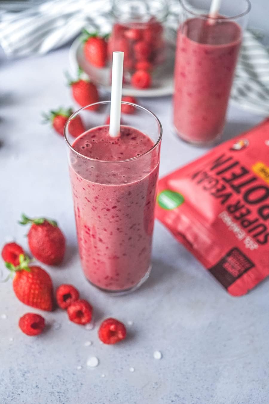Super Vegan Red Fruit & Goji Protein with Digezyme (875g) - Image 3
