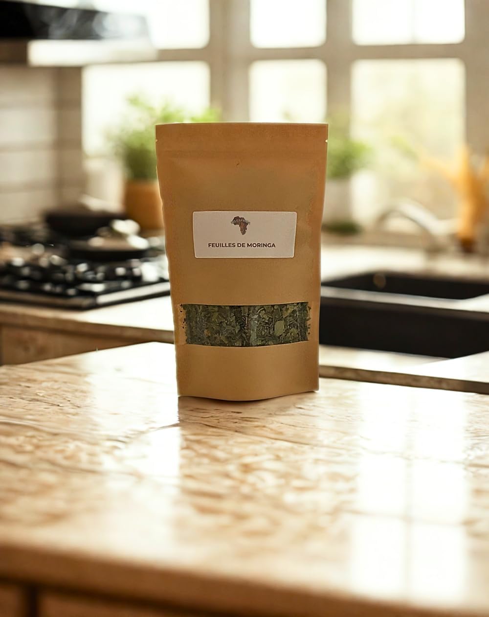 Minced Moringa Leaves 50g - Dried Moringa Oleifera - 100% Natural Superfood for Infusions, Cooking, Soups, African Sauces - Vegan - Image 4