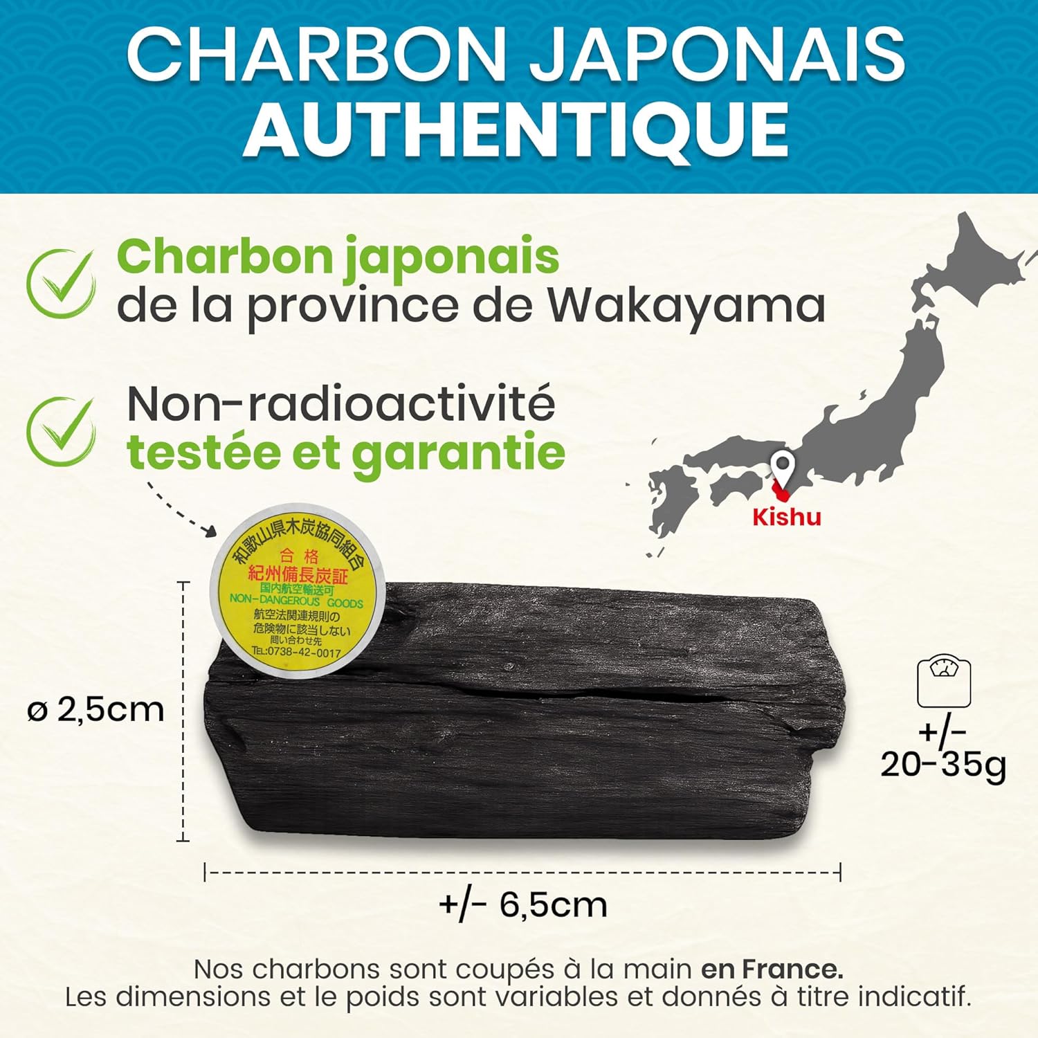 orinko Binchotan Japanese Organic Activated Carbon Water 1x - Natural Purification Jug & Bottle - Authentic Ubame Oak (Kishu, Wakayama) - Authentic Binchotan Japan Activated Carbon - Image 3