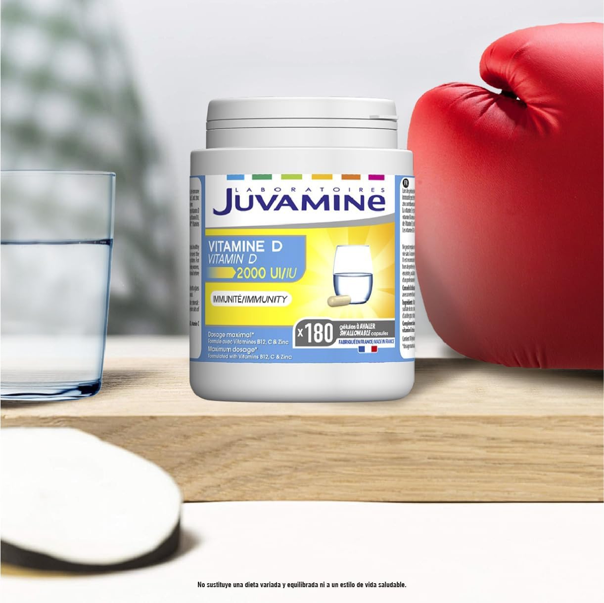 JUVAMINE - VITAMIN D 2000 IU - Immunity - Fatigue - Vitamin B12, C, D3 and Zinc - Maximum dosage - 180 Capsules - 6 Month Programme - Made in France - Image 8