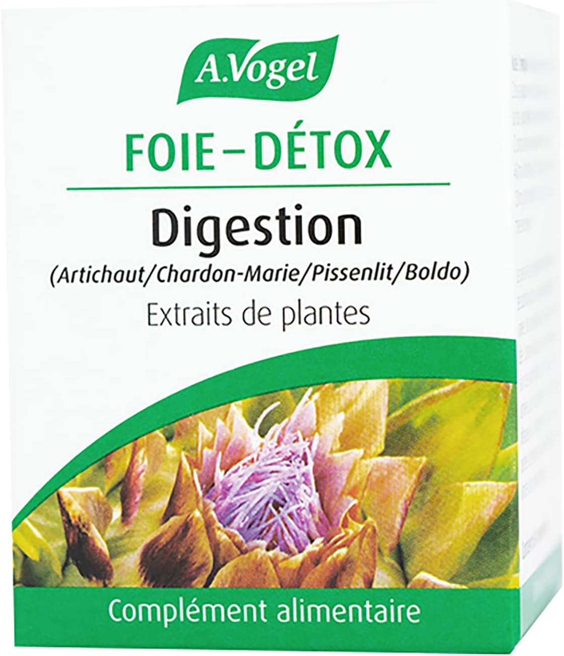 A.VOGEL - Dietary supplement digestion - Detox liver - Reduces bloating and acid reflux - Milk thistle, artichoke, dandelion plant extract - 100% natural - 60 tablets - Image 3