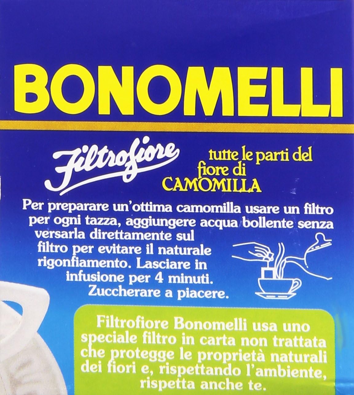 Bonomelli Flower filter all parts of chamomile flower, 14 filters - Image 4