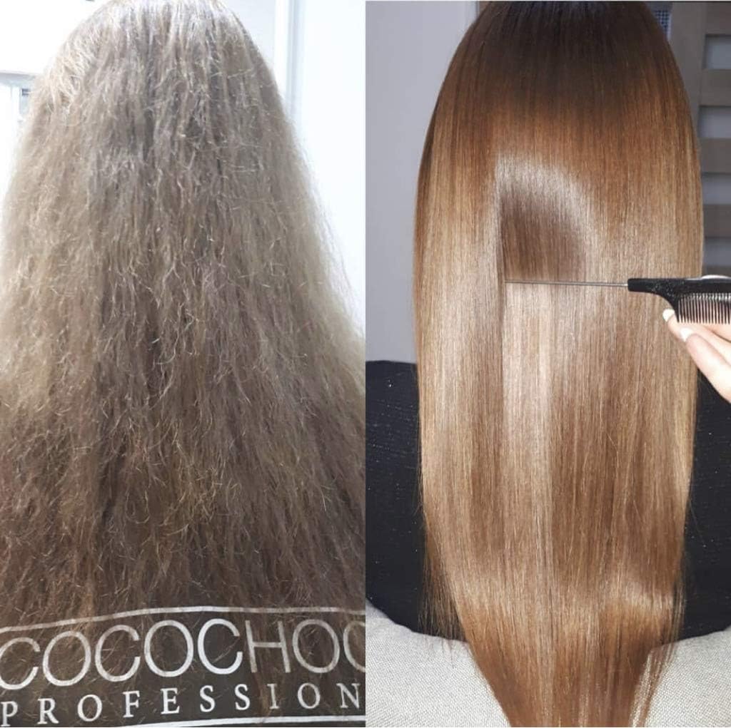 COCOCHOCO Gold Professional Gold Premium Keratin Hair Treatment 200 ml + Clarifying Shampoo 50 ml - Image 5
