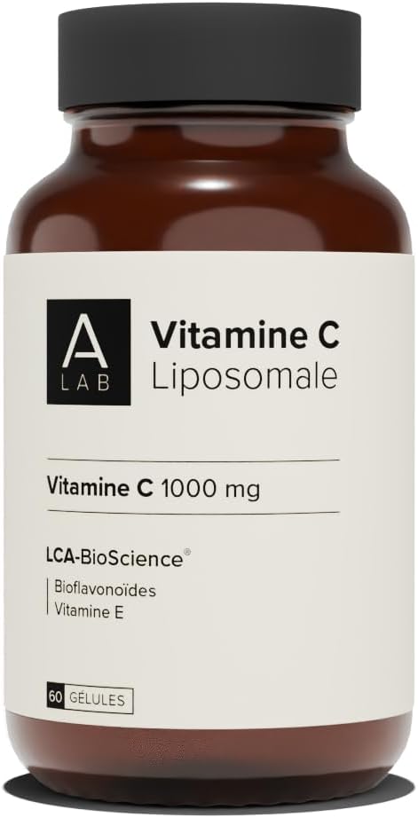 A-LAB Liposomal Vitamin C 1000 mg - Enhanced Assimilation - Vitality, Anti-Fatigue, Antioxidant Food Supplement - 60 capsules, 30 days taken - Made in France - Image 2