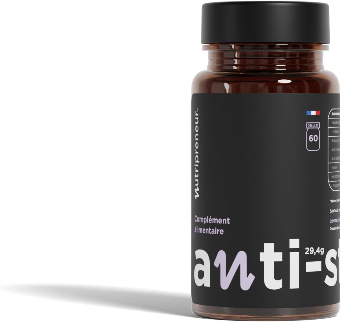 Anti-stress - 3 months - Saffron extract, Rhodiola, L-theanine, Gaba, L-tryptrophan, California poppy (3) - Image 2