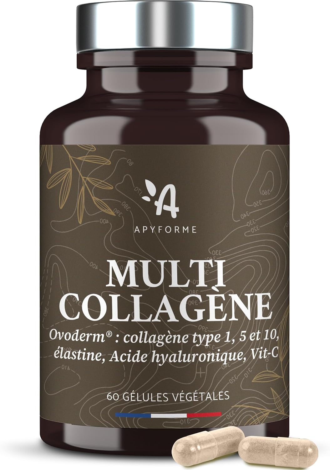 Apyforme - Patented Collagen + Hyaluronic Acid - 3 Patents and 16 Clinical Studies - 60 Gels - Made in France - Image 2