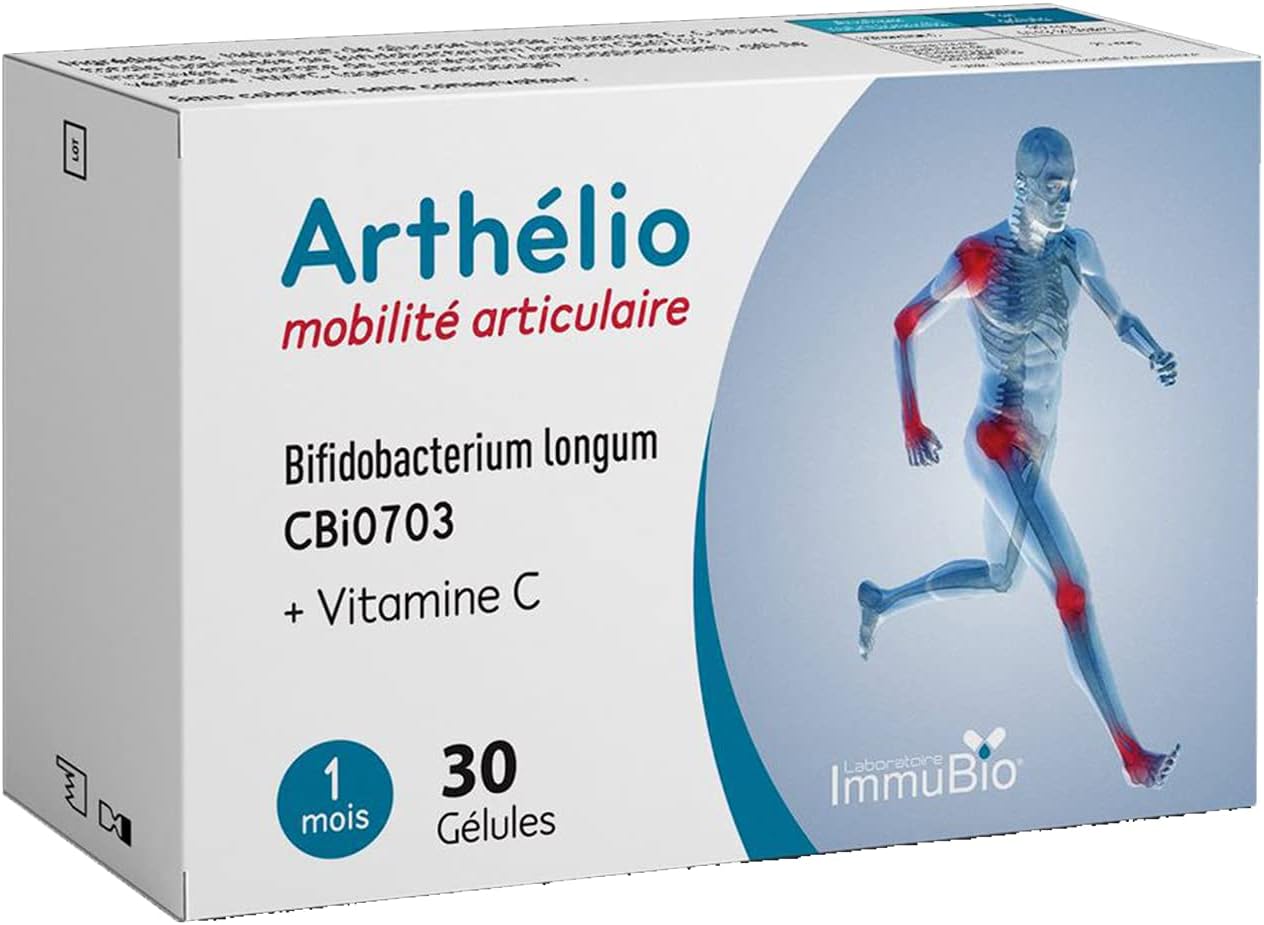 Arthélio - Osteoarthritis & Joint Supplement - Multivitamins - Vitamin C Collagen, Zinc & Bifidobacterium longum - Supports Mobility & Relieves Pain - 30 Capsules - Made - Image 2
