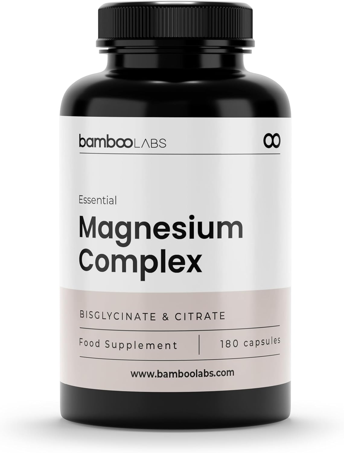 Bamboo Labs - Magnesium Citrate + Magnesium Bisglycinate 750mg (per day) + Vitamin B6 & Bamboo Extract, 180 Capsules, Essential for Joints and Memory - Image 2
