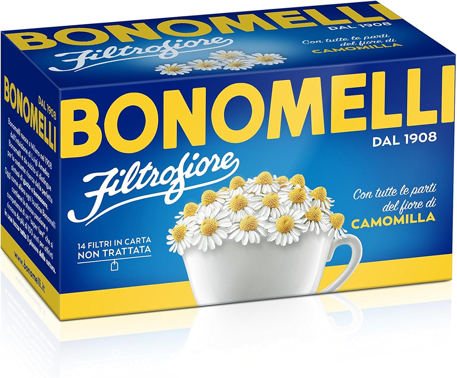 Bonomelli Flower filter all parts of chamomile flower, 14 filters - Image 2