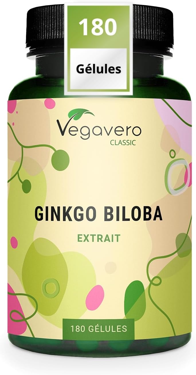 Ginkgo Biloba | Extra Strength: 6000mg | Memory + Blood Circulation | 180 Capsules | Single: 24% Flavone Glycosides + 6% Terpene Lactones | Vegan & No Additives | Vegavero - Image 2