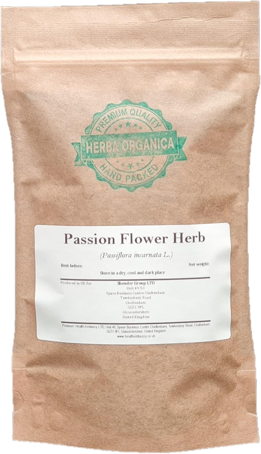 Herba Organica Passion Flower Herb | Passiflora incarnata | Passion Flower Herb Tea (50g) - Image 2