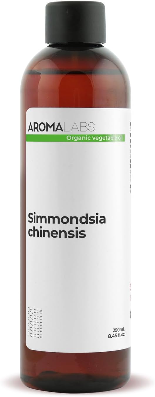Jojoba Organic (Simmondsia chinensis) 250 ml Virgin and Cosmos Certified Vegetable Oil Aroma Labs Made in France - Image 2