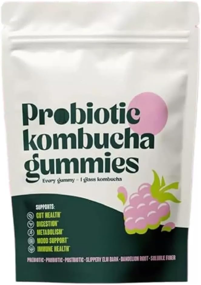 Kombucha Gummy Probiotic - For Bloating, Gut Health, Women & Men, Vegan, Non-GMO - Image 2