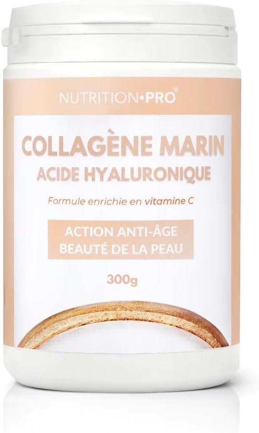 Naticol Marine Collagen & Hyaluronic Acid Powder - 300g (10000mg/day) | Highly Dosed | 30 Day Cure | Hydrolyzed | Type 1 | 100% Natural | Made in France | Pro Nutrition - Image 2