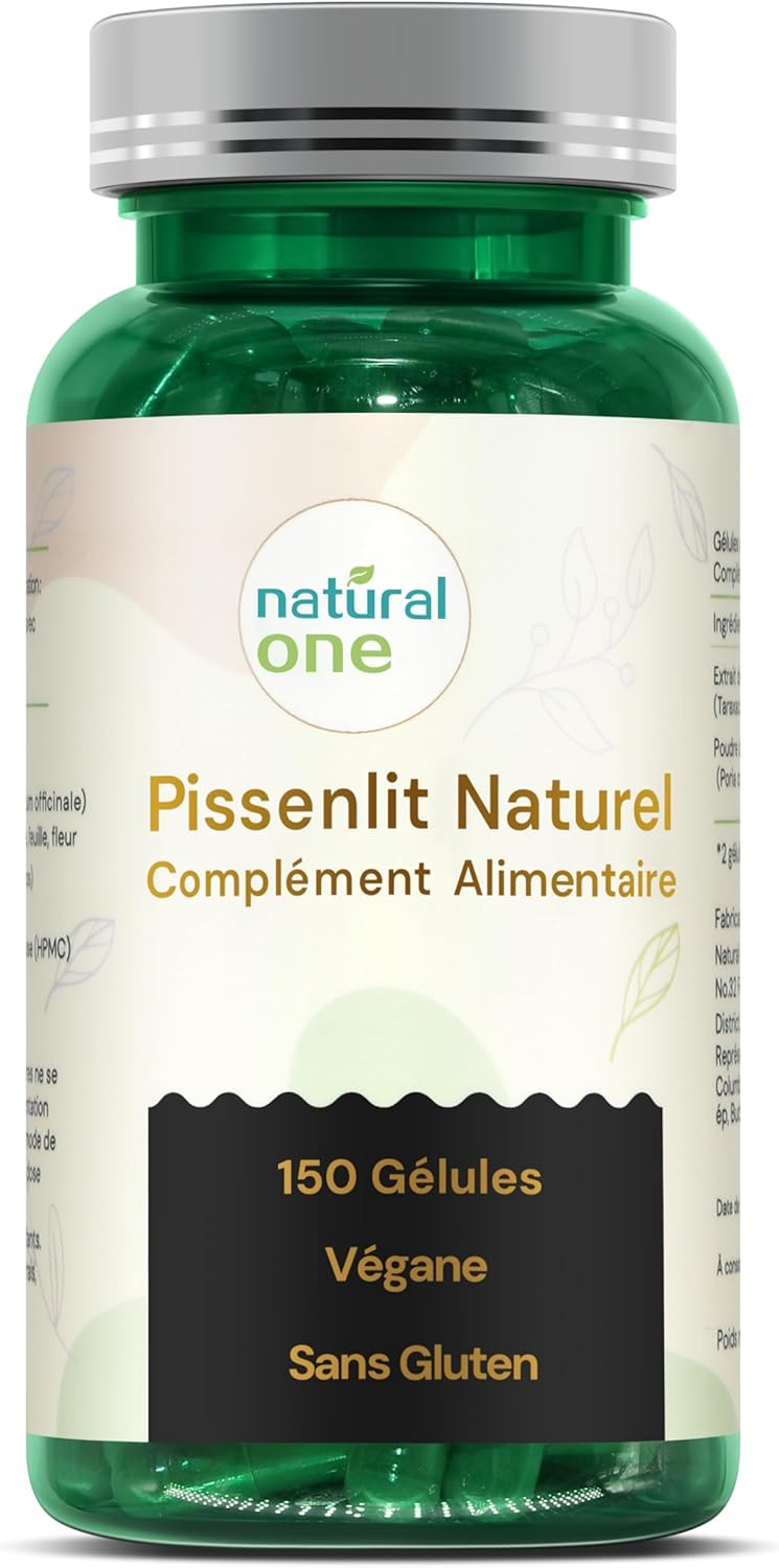 Natural ONE Natural Dandelion – Concentrated Extract 15:1 – Liver Detox & Drainage – 150 Capsules (8 Weeks) – 100% Plant-Based, No Additives – Tested in German Laboratory - Image 2