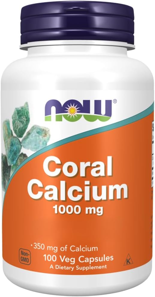 Now Foods, Coral Calcium, 1000mg, High Dosed, Coral Calcium, 100 Vegan Capsules, Lab Tested, Gluten Free, Soy Free, Non-GMO, Vegetarian - Image 2