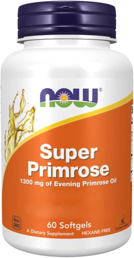 Now Foods, Super Primrose (Evening Primrose Oil), 1300mg, 120 Soft Capsules, Soy Free, Gluten Free, Non-GMO - Image 2