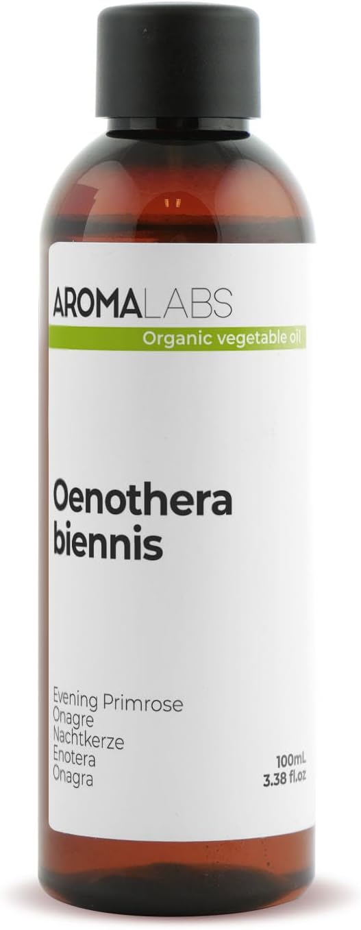 Organic Evening Primrose (Oenothera Biennis) - 100 ml - Virgin and AB Certified Vegetable Oil - Menstrual Cycle & Cardiovascular and Skin Health - Aroma Labs - Made in France - Image 2