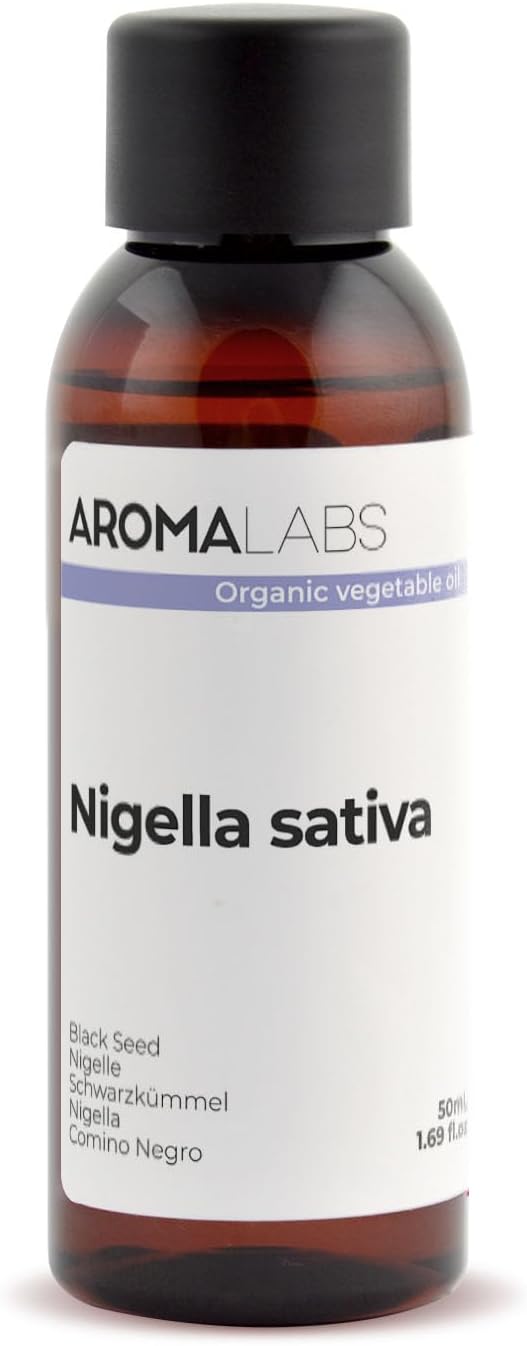 Organic Nigella (Nigella sativa) - 50 ml - Virgin and AB Certified Vegetable Oil - Aroma Labs - Made in France - Image 2